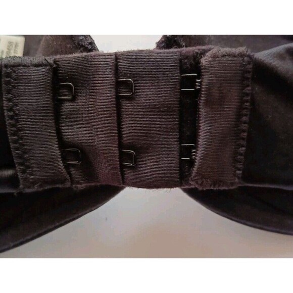 Maidenform Comfort Devotion Strapless Bra Sz 34D Black Underwired Padded 09458 - Picture 6 of 6